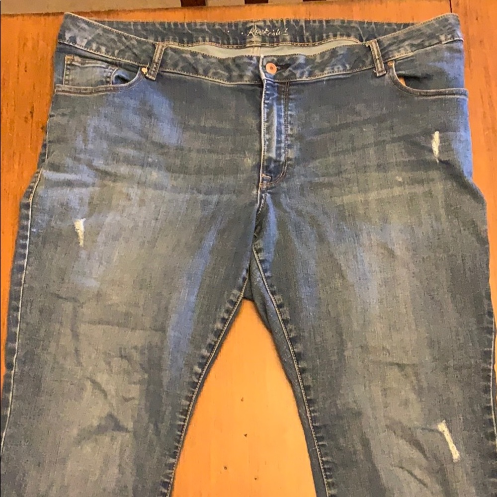 Old Navy/ Demin Jeans/ Rockstar style/ Siz 24W